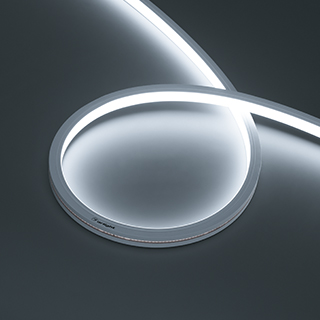 Arlight Лента герметичная MOONLIGHT-PRO-TOP-X320-13x12mm 48V White6000 (9.6 W/m, IP67, 30m, wire x2) (Вывод боковой, 7 лет) фото