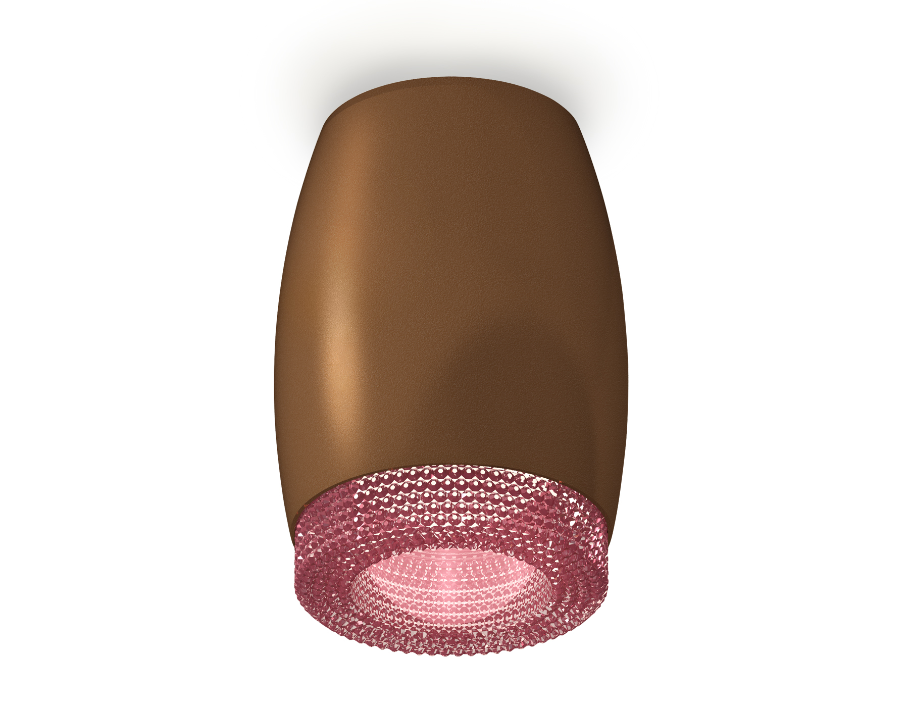Ambrella Комплект накладного светильника XS1124010 SCF/PI кофе песок/розовый MR16 GU5.3 (C1124, N7193) фото