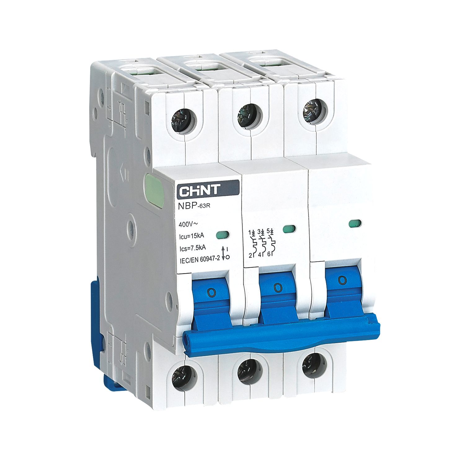 CHINT NBP-63R 3P 2A 15кА 8In (R) фото