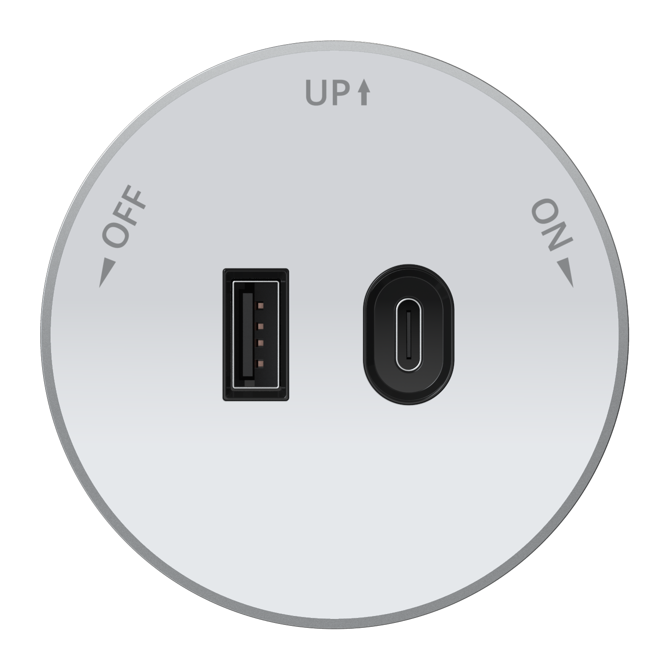 Systeme Electric MultiTrack Розетка 2хUSB (тип А+С) 18Вт, 5В/3А Белый фото