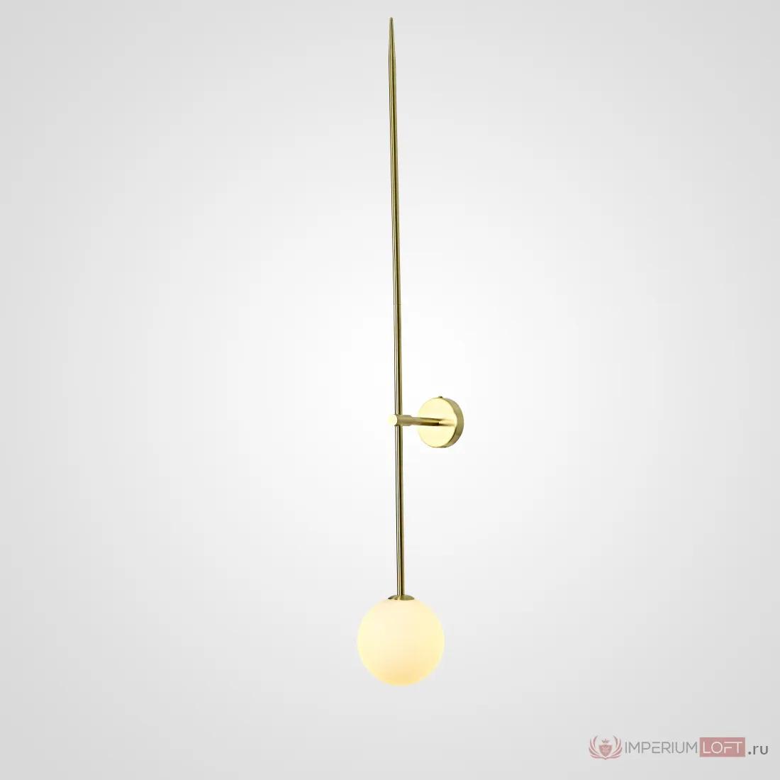 ImperiumLoft Настенный светильник LINES Ball 100 Gold фото