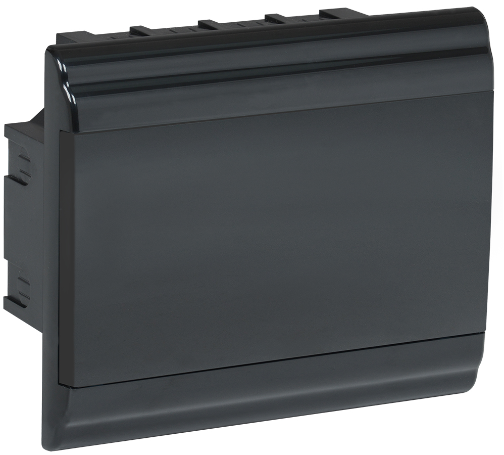 IEK PRIME Корпус пластиковый встраиваемый ЩРВ-П-9 черный IP41 фото