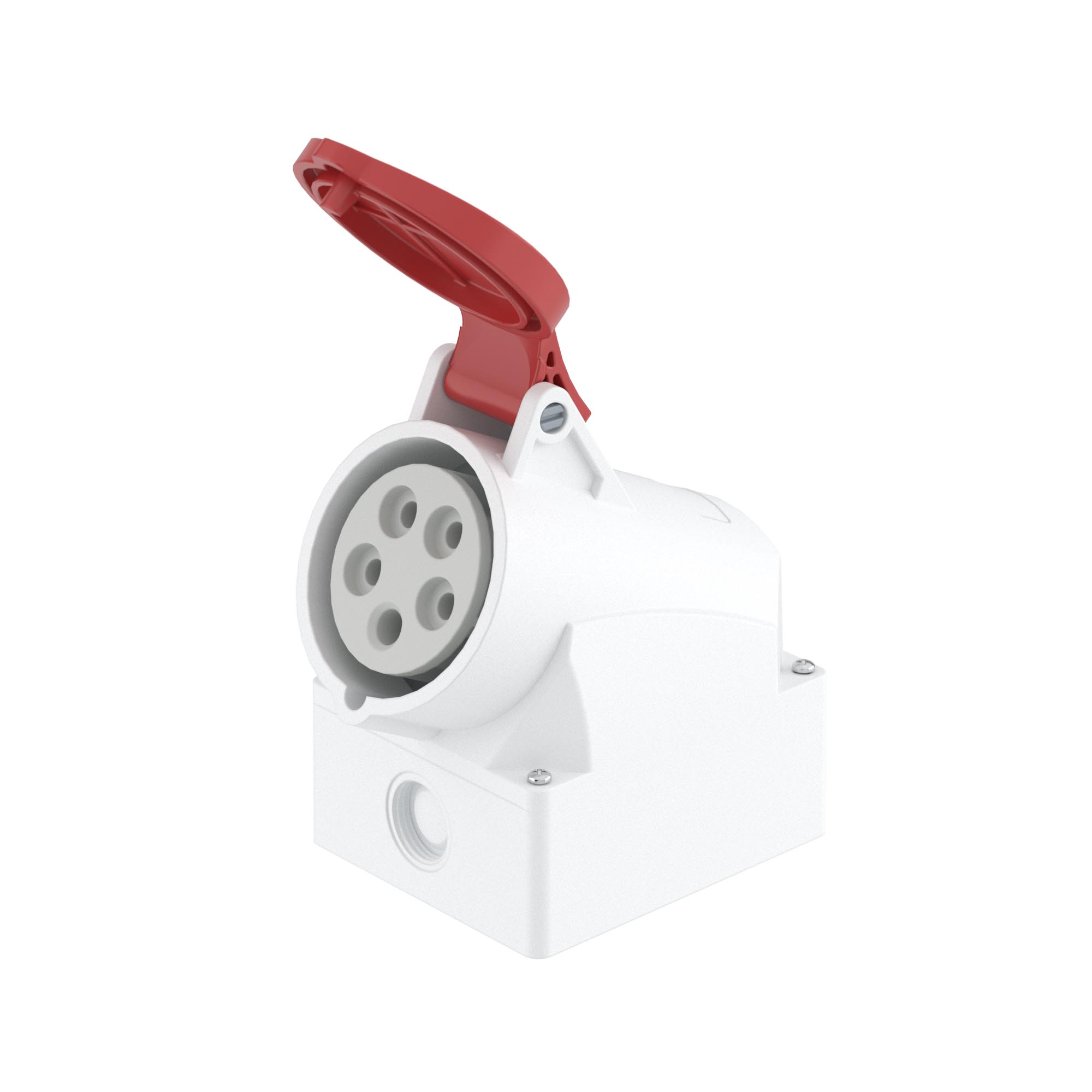 DKC Розетка настенная WS IP44 16A 3P+E+N 400В фото