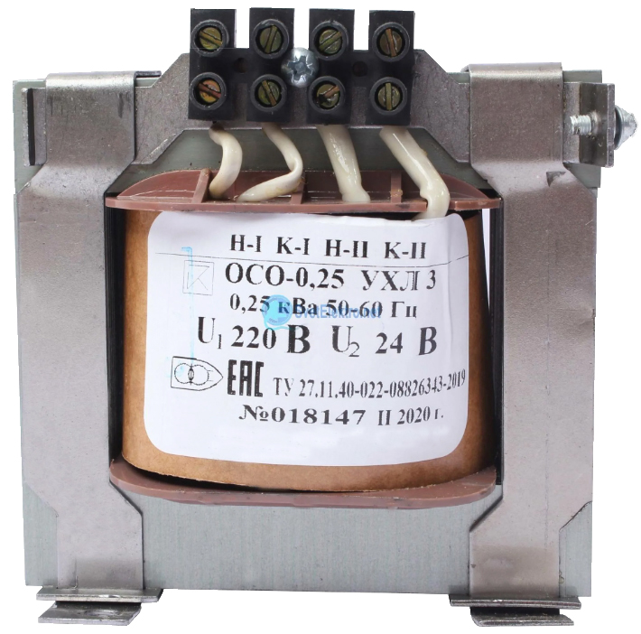 Электротехник ОСО-0,25 УХЛ3 220/24, IP00, трансформатор фото