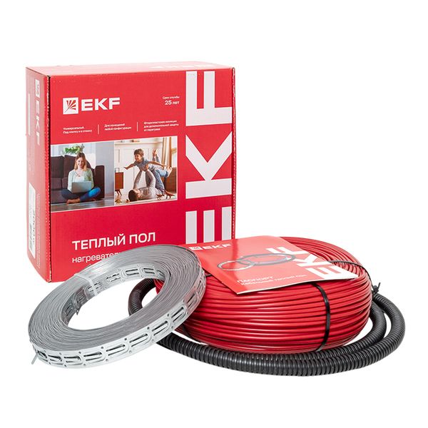 EKF Теплый пол (нагревательный кабель) 2000Вт 143 м 13,5 м2 фото