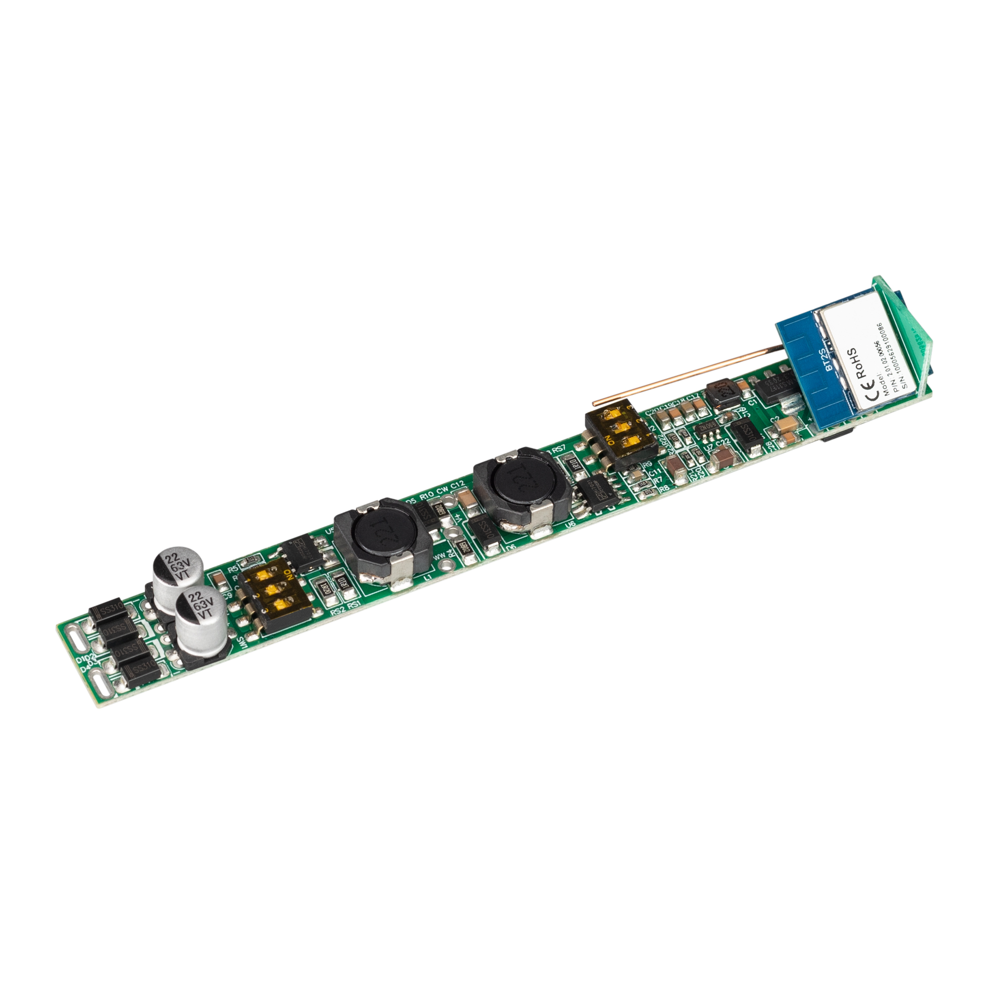 Arlight INTELLIGENT Диммер SMART-CC-202-72-MIX-IN (48V, 2x350-700mA, Track, TUYA BLE, 2.4G) (IARL, IP20 Пластик, 5 лет) фото