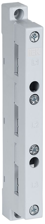 IEK Изолятор шинный плоский ИШП 3P для гор. шин 5х15-10х30мм фото