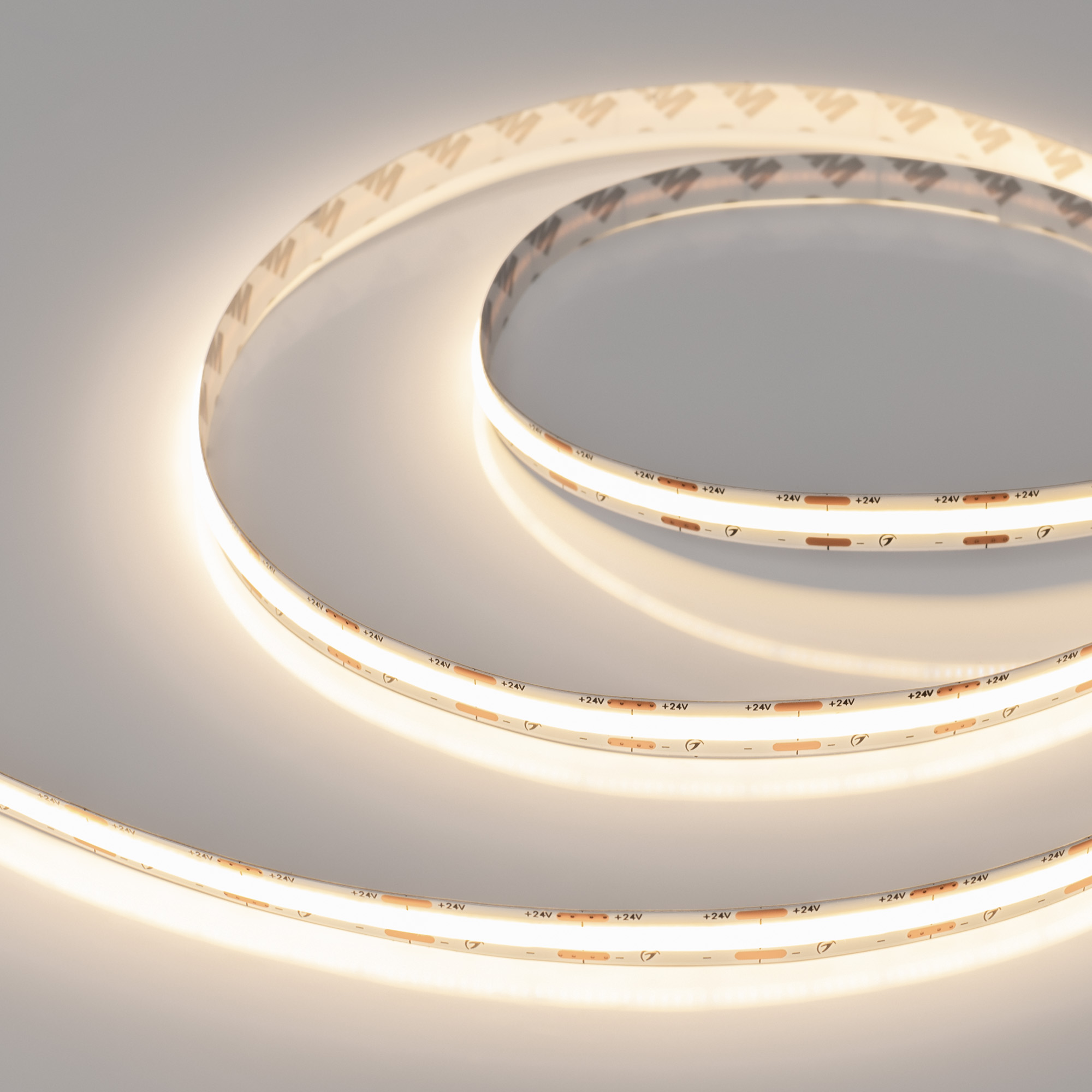 Arlight Лента COB-X560-10mm 24V Warm3000 (9.6 W/m, IP20, 10m) (5 лет) фото
