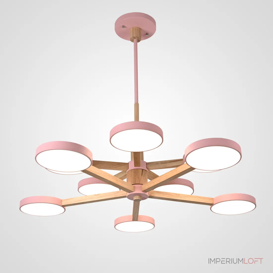 ImperiumLoft Подвесная люстра TURNA DBL L10 Pink фото