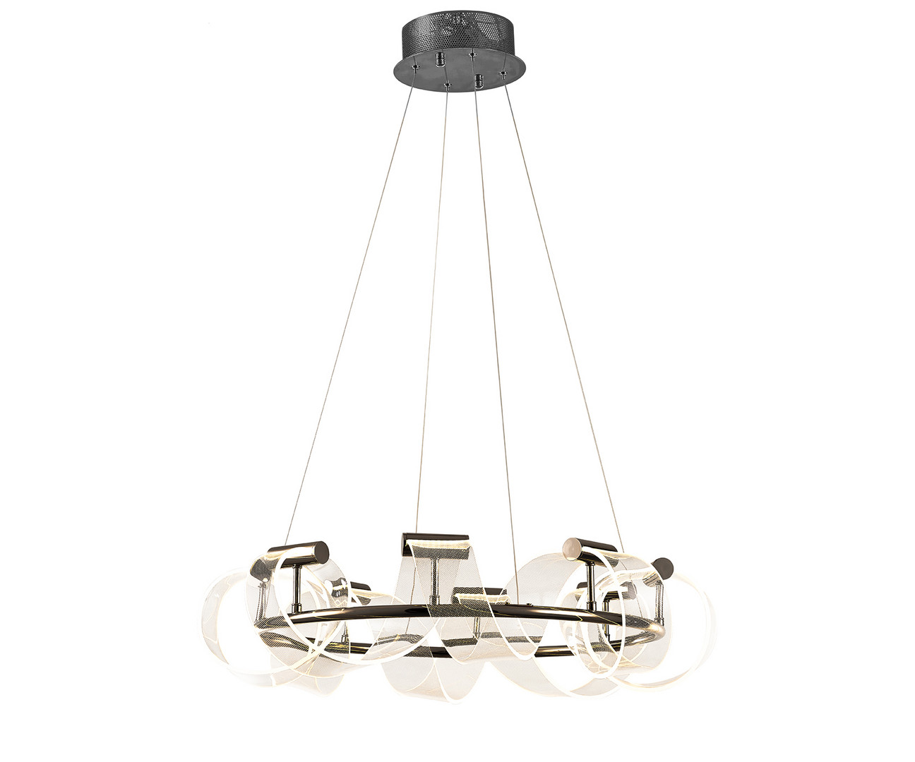 Kink Light 08037-70,29 Подвес Ранни черный жемчуг d70 h150 Led 8*10W (4000K) фото