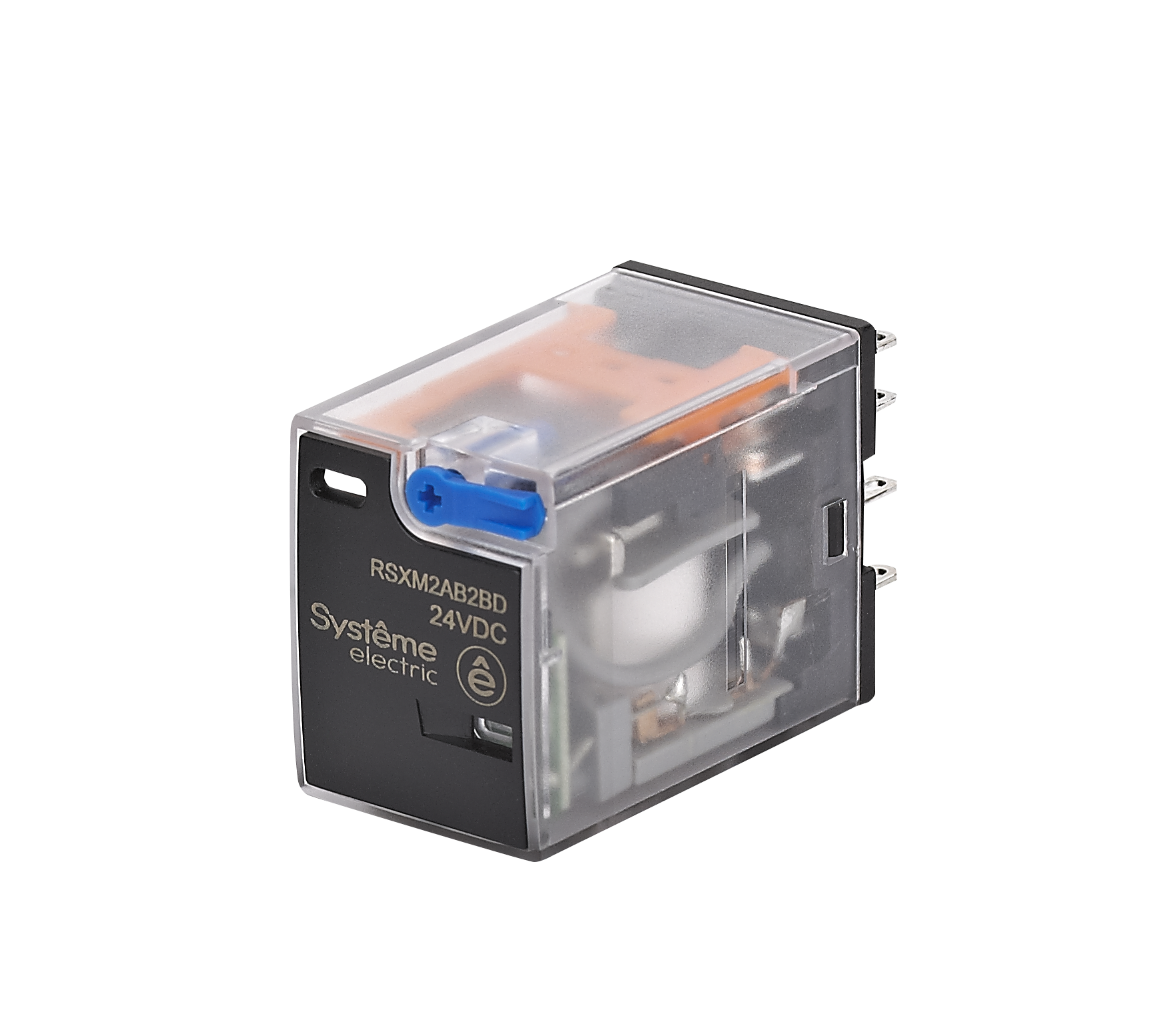 Systeme Electric Реле 12A 2CO 24VDC тест кнопка LED фото