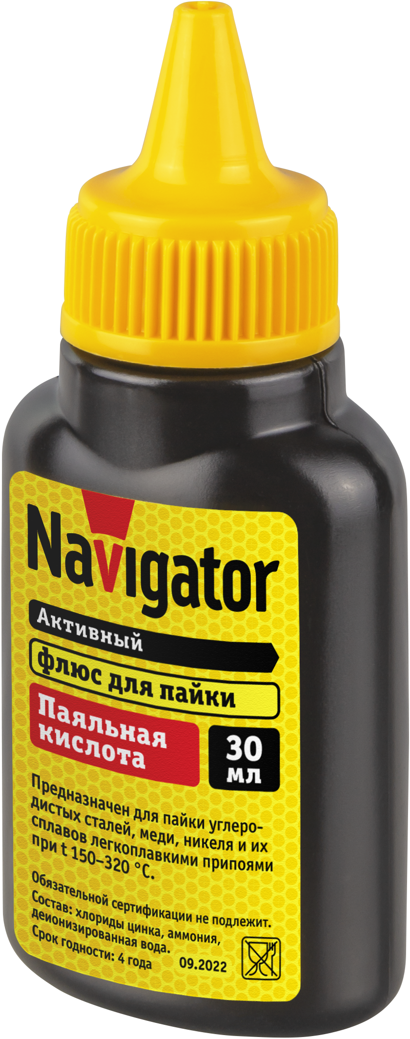 Флюс Navigator NEM-Fl01-F30 (паяльная кислота, 30мл) (240/10/1)