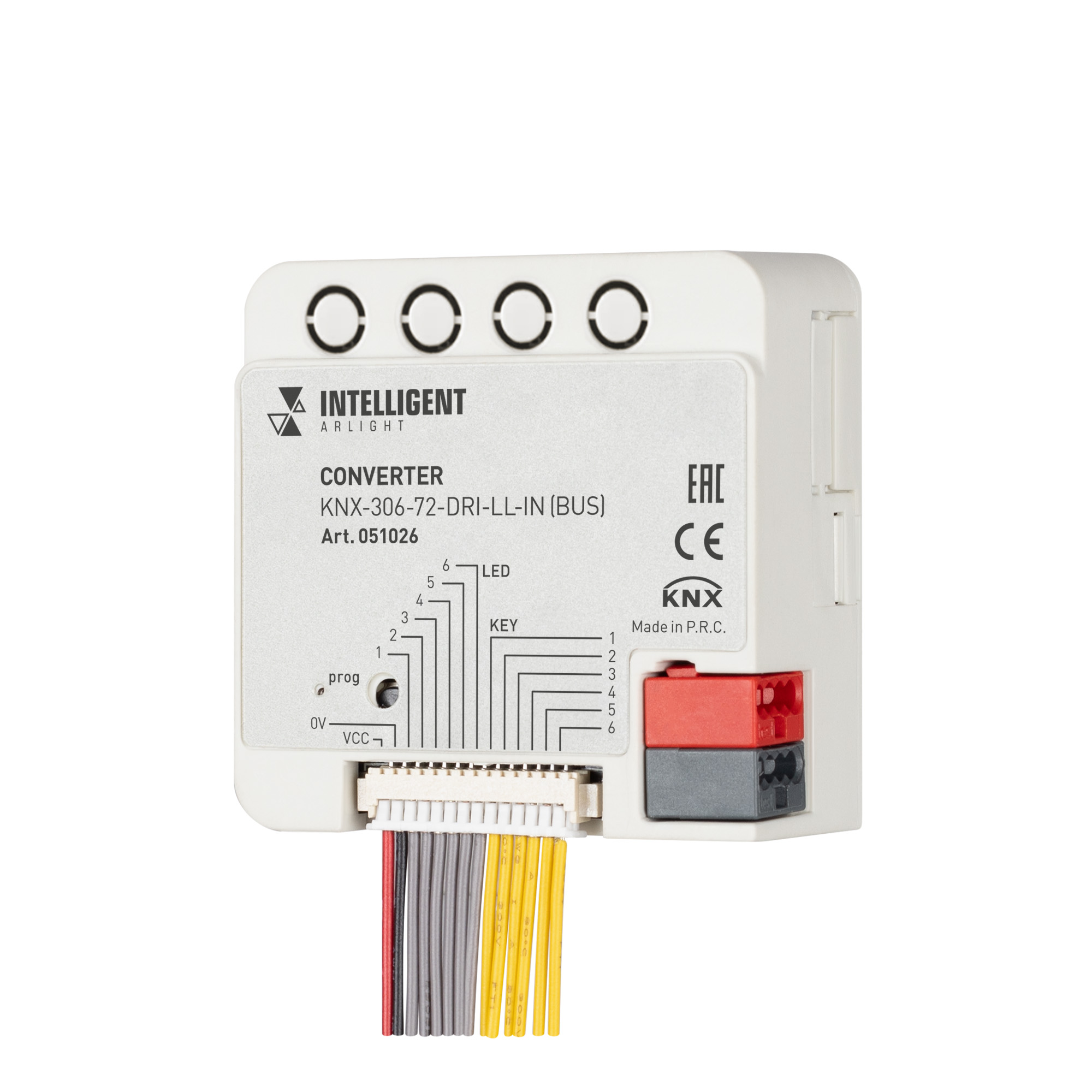 Arlight INTELLIGENT Конвертер KNX-306-72-DRI-LL-IN (BUS) (IARL, IP20 Пластик, 2 года) фото