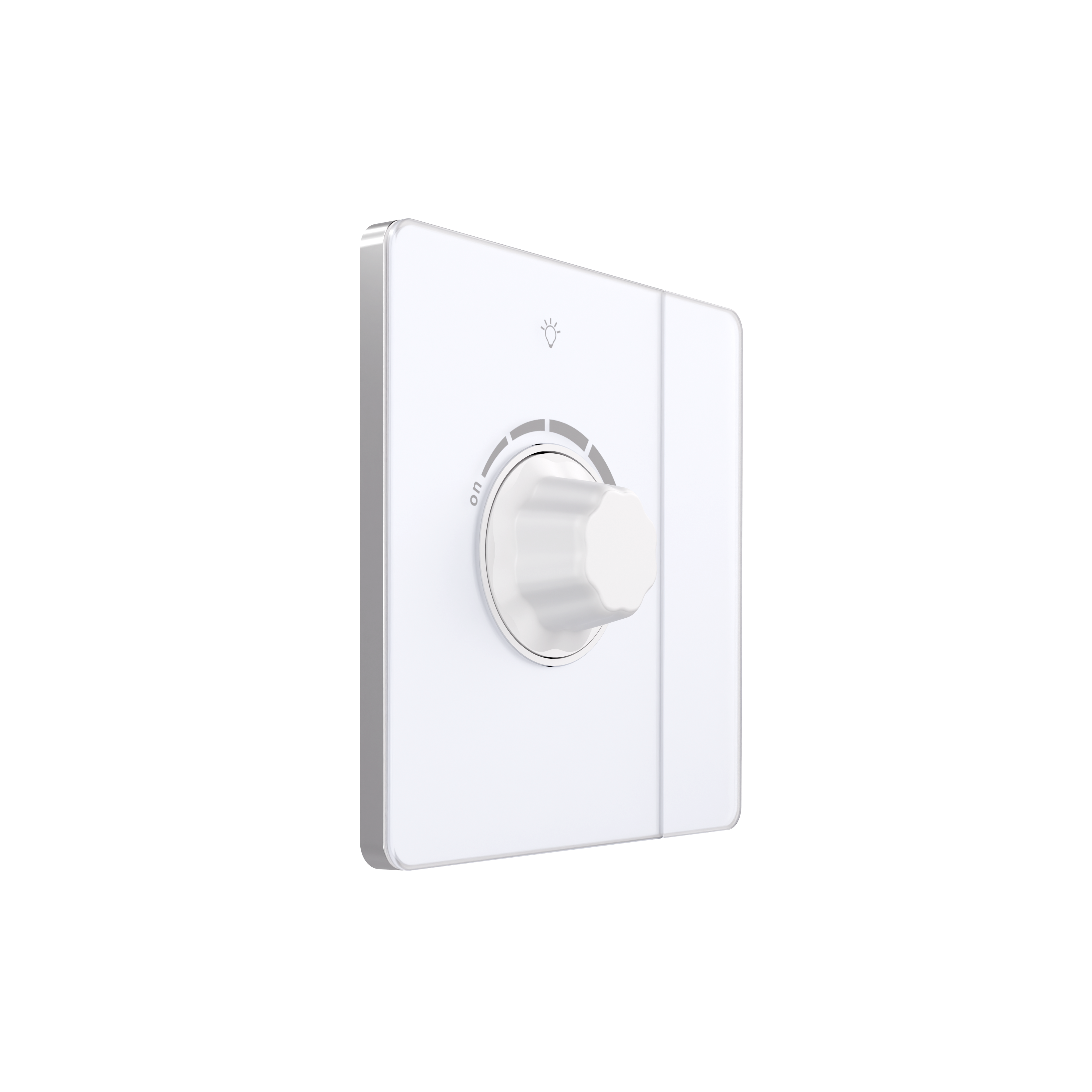 Systeme Electric Systeme Infinity Арктический лед Светорегулятор TRIAC c выключателем 300Вт фото