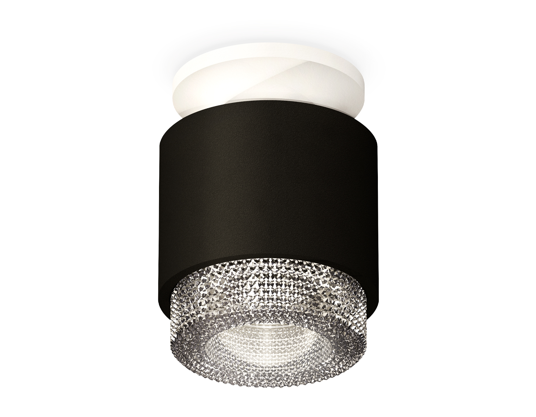 Ambrella Комплект накладного светильника с композитным хрусталем XS7511042 SBK/SWH/CL черный песок/белый песок/прозрачный MR16 GU5.3 (N7925, C7511, N7 фото
