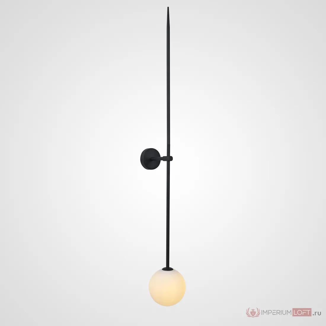 ImperiumLoft Настенный светильник LINES Ball 150 Black фото