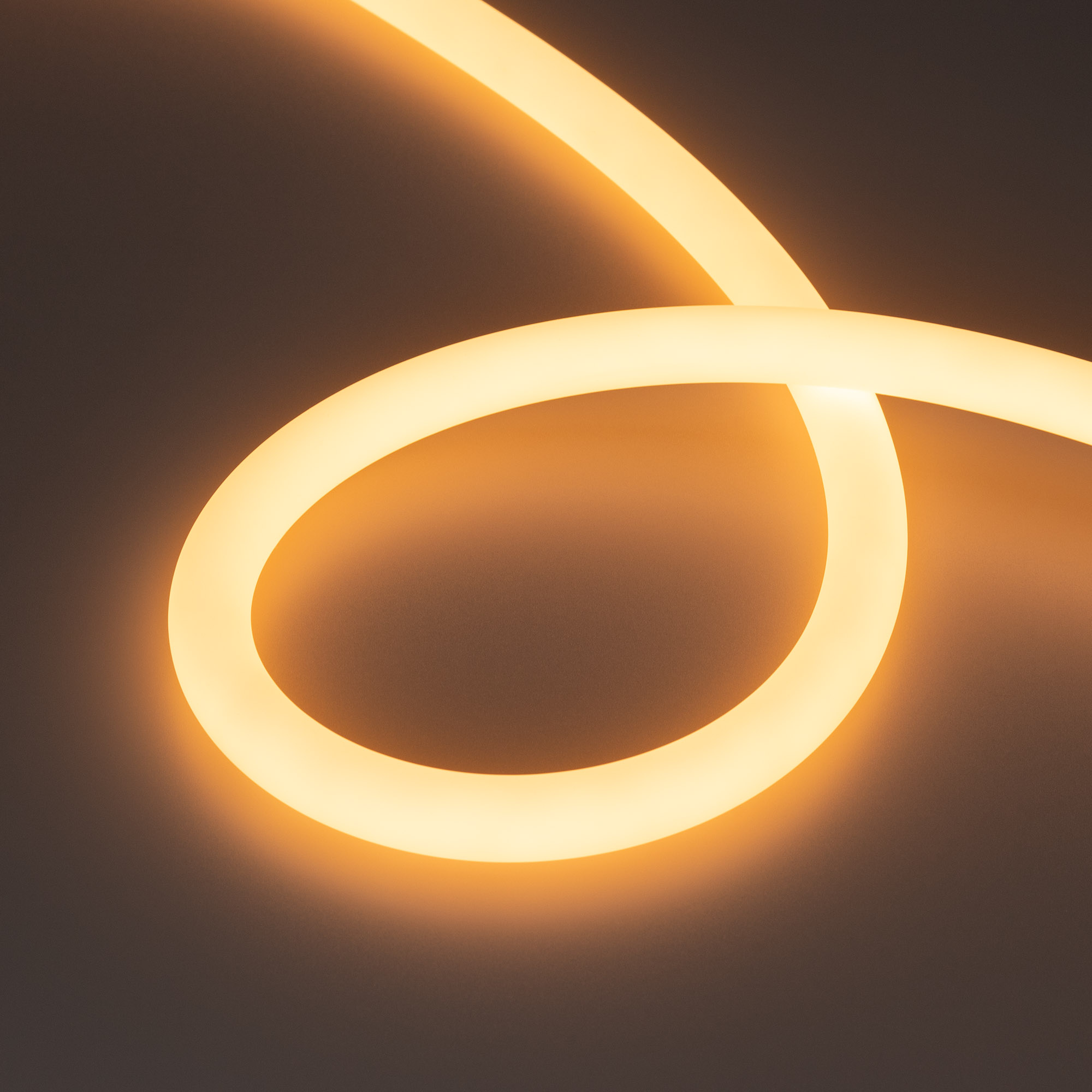 Arlight Лента герметичная MOONLIGHT-TOP-A336-D18mm 24V Warm2300 360deg (14.4 W/m, IP65, 2835, 5m, wire x1) (Прямой вывод кабеля) фото