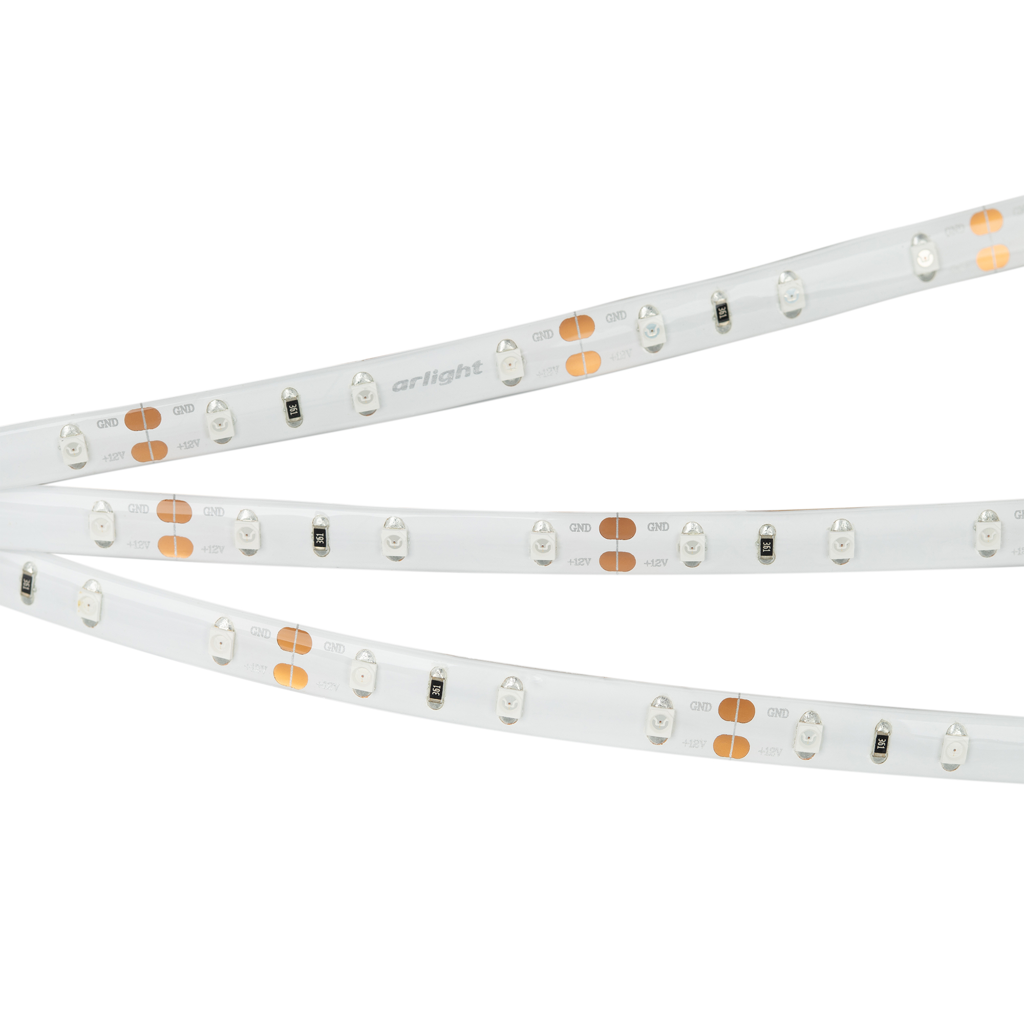 Arlight Светодиодная лента герметичная RTW-SE-A60-8mm 12V Yellow (4.8 W/m, IP65, 2835, 5m) (-) фото