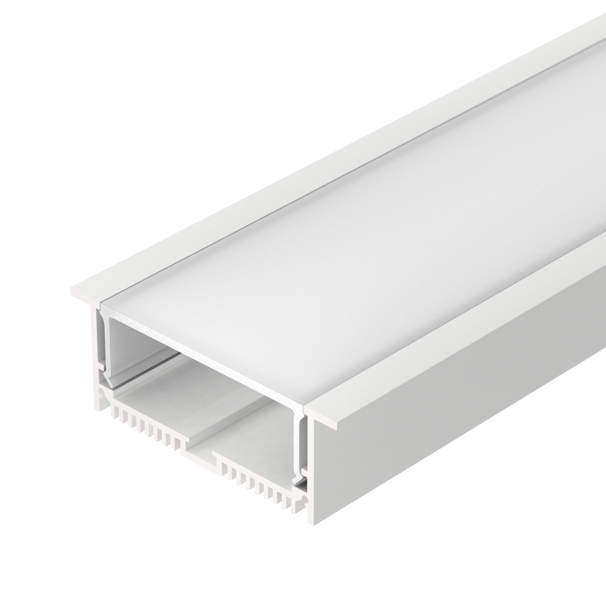 Arlight Профиль с экраном SL-LINIA88-F-2500 WHITE+OPAL (Алюминий) фото