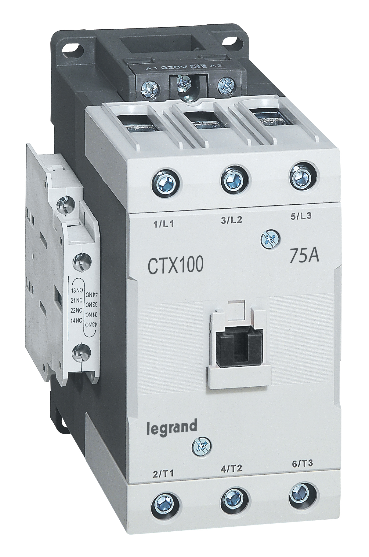 Legrand CTX3 Контактор 100 3P 75A 2но2нз ~380В. фото