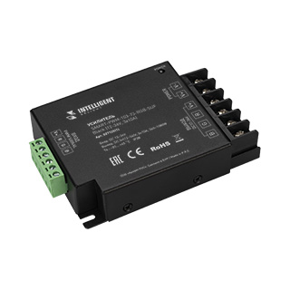 Arlight INTELLIGENT ARLIGHT Усилитель SMART-PWM-103-73-RGB-SUF Black (12-36V, 3x10A) (IARL, IP20 Металл, 5 лет) фото