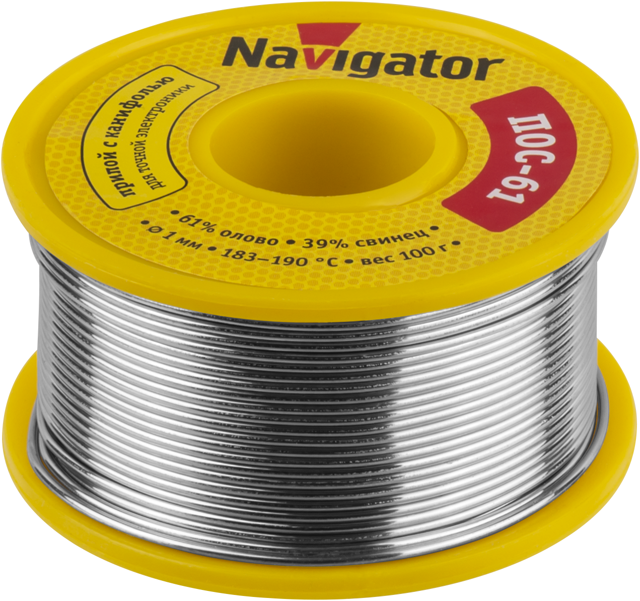 Припой Navigator NEM-Pos05-61K-1-K100 (50/10/1)
