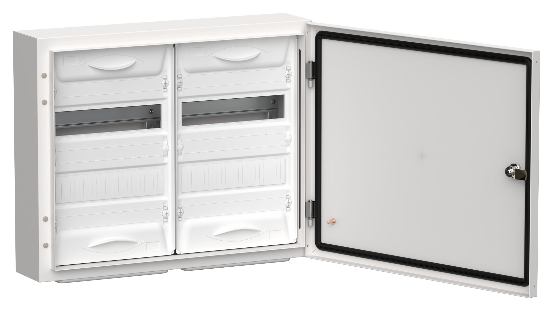 IEK TITAN 5 Корпус мет. ЩРн-48 (2х24) 460х570х140 IP54 бел фото