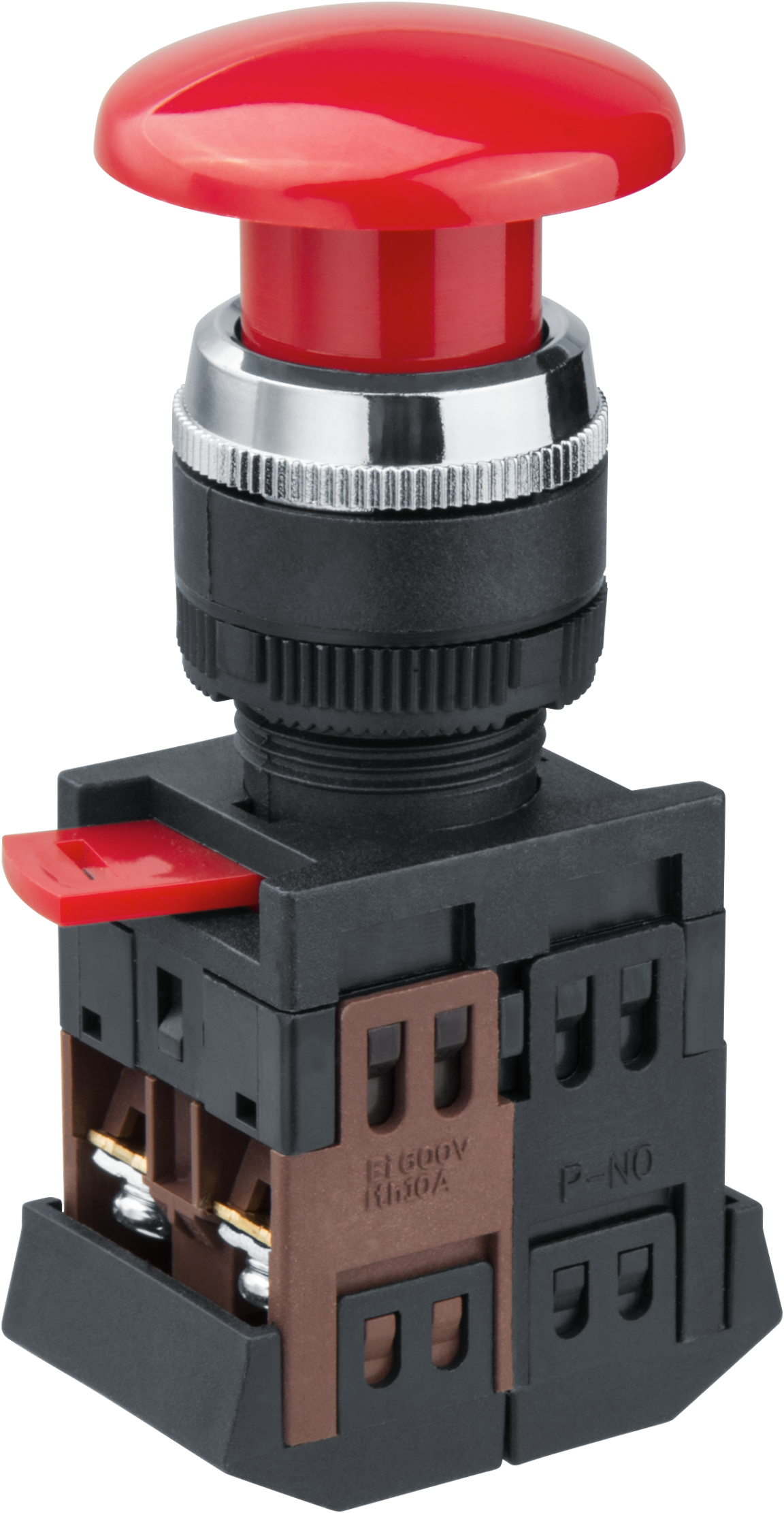 Кнопка Navigator NBI-B-05 Грибок d22мм NO+NC (120/10/1)