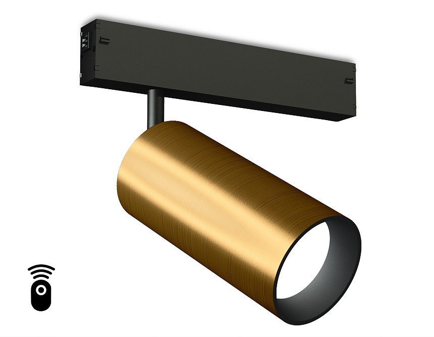 Ambrella Светильник светодиодный диммируемый для шинопровода Magnetic 220V GL1233 GD золото IP20 24W 3000K-6400K 36° D65*140 (Без ПДУ) фото