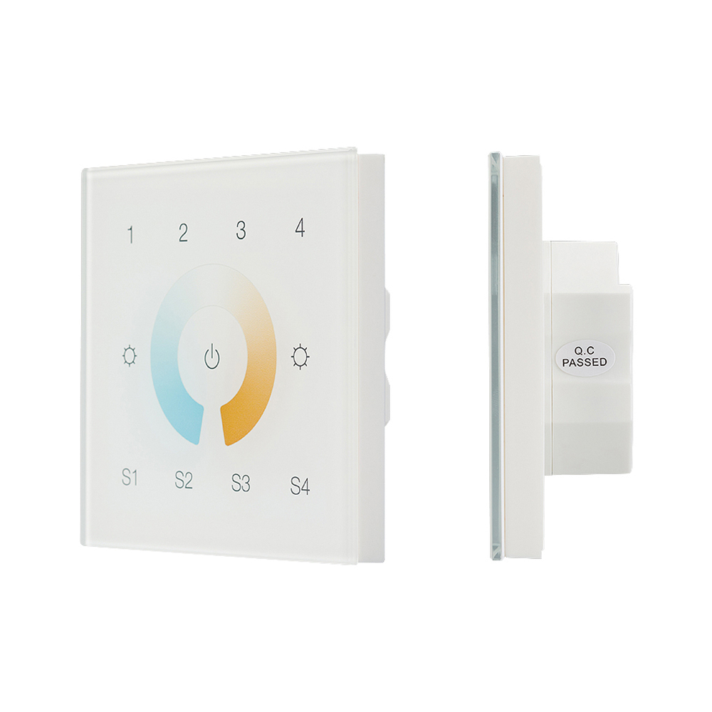 Arlight INTELLIGENT ARLIGHT Сенсорная панель DALI-901-11-4G-4SC-MIX-DT8-IN White (BUS/230V) (IARL, IP20 Пластик, 3 года) фото