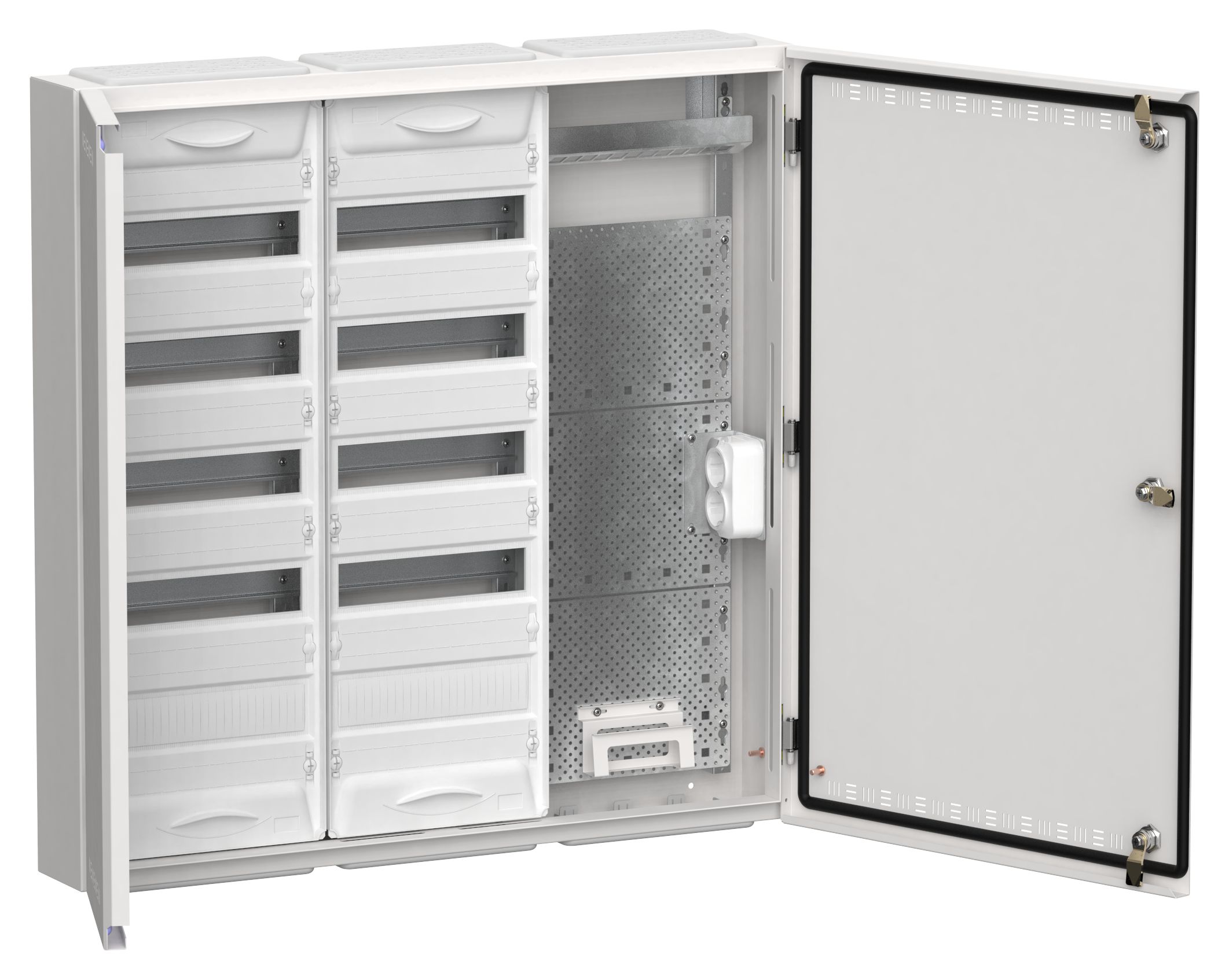 IEK TITAN 5 Корпус комбинированный ЩРн-120 (3х60) белый фото