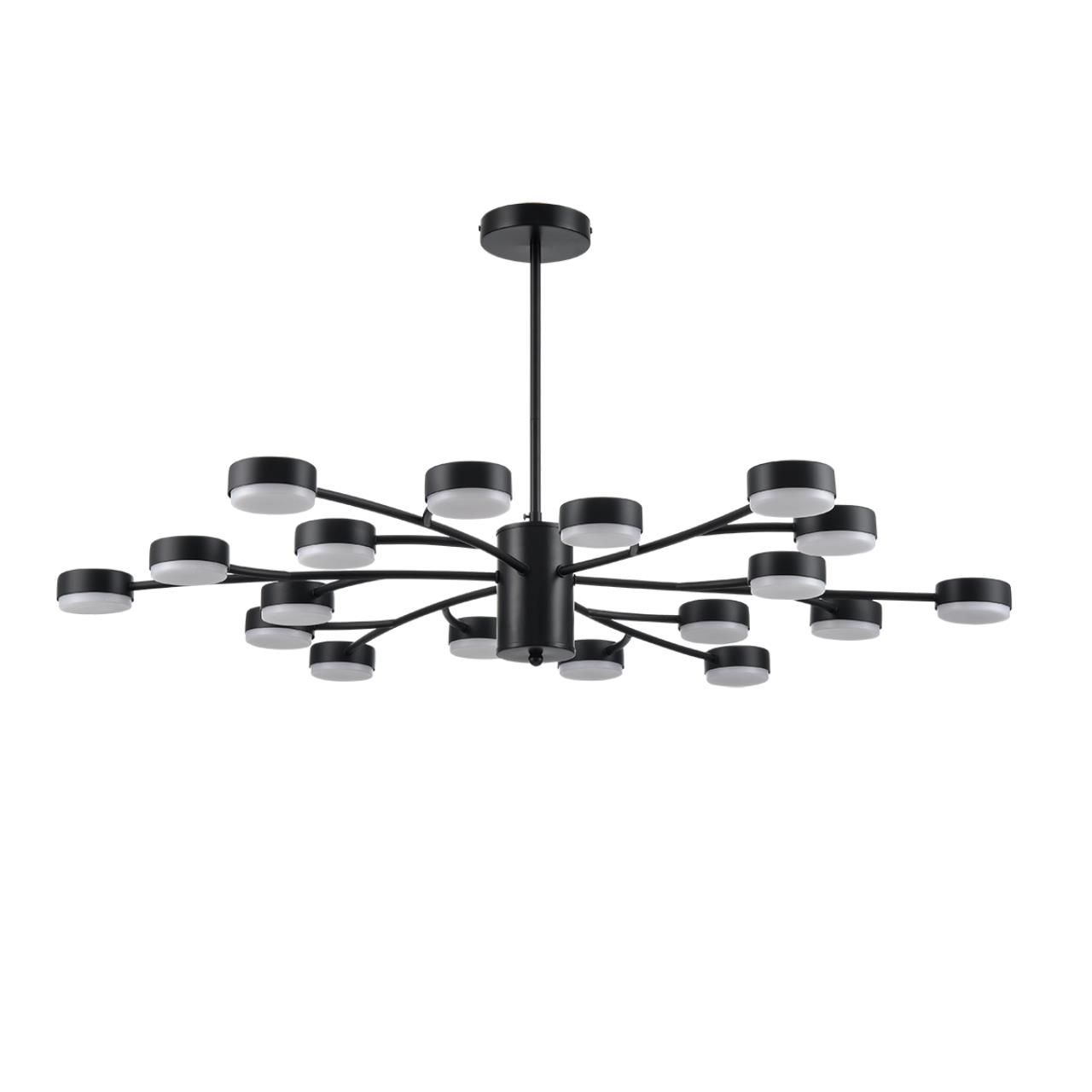 Lumion 8117/18 COMFI LN25 черный, металл Люстра LED GX53 18*7W 220V TORINA фото