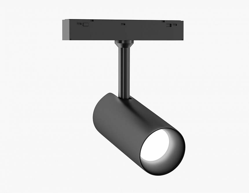 Ambrella Светильник трековый светодиодный Magnetic standard 48V 20mm GL4415 BK черный  IP20 10W 3CCT 3000-6000K SMART 24° D45*100 фото