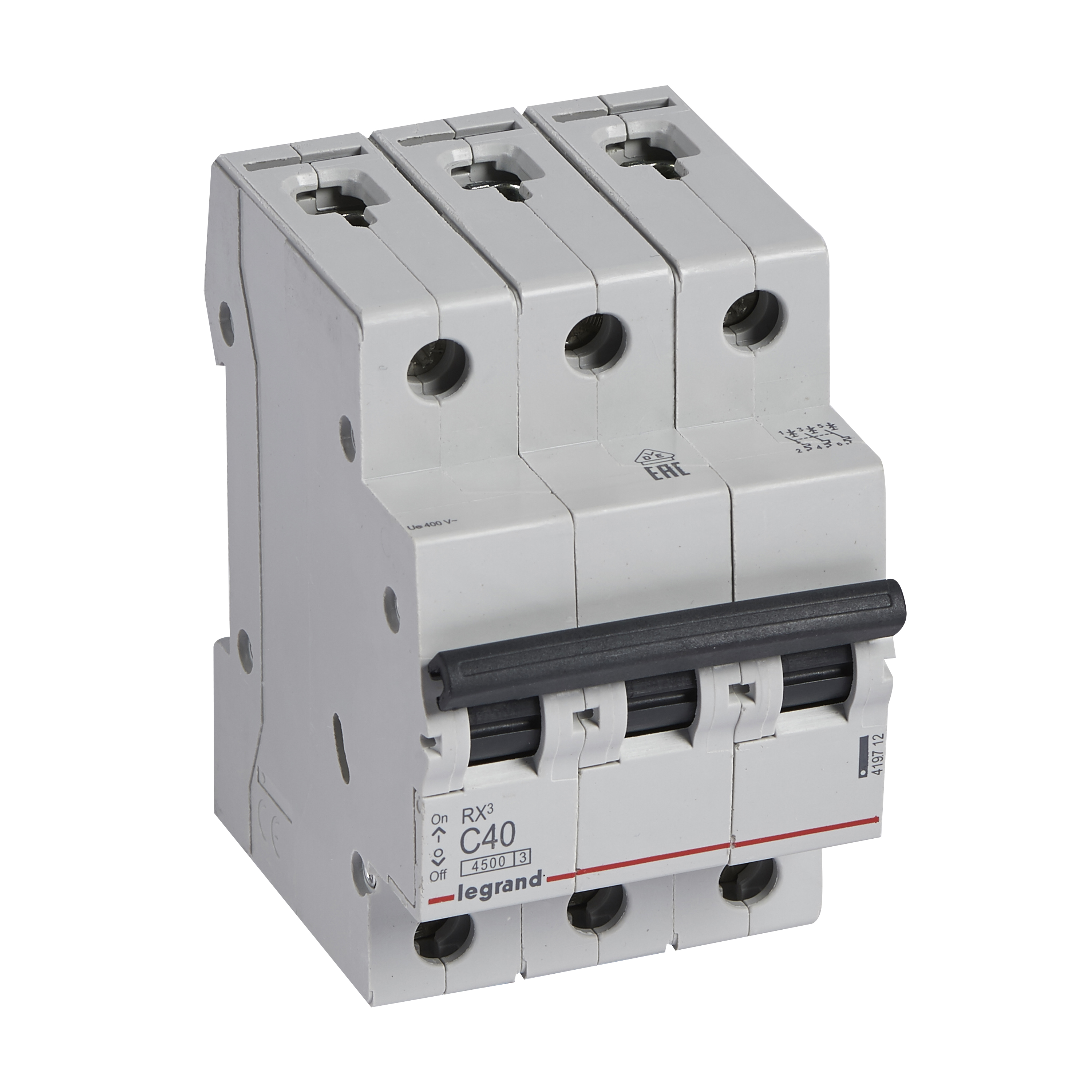 Legrand RX3 Автоматический выключатель 3P 40А (C) 4,5kA. фото