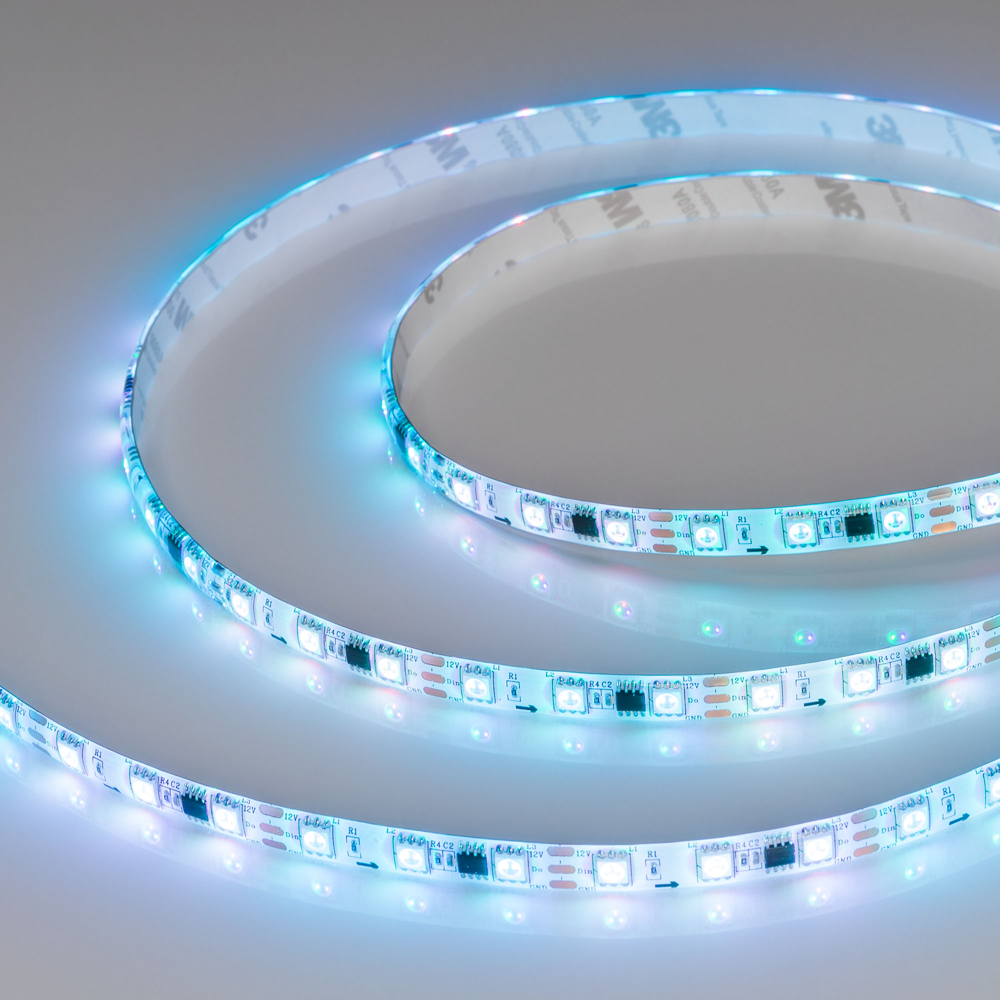 Arlight Лента герметичная SPI-SE-B60-10mm 12V RGB-PX3 (14.4 W/m, IP65, 5060, 5m) (Закрытый, IP65) фото