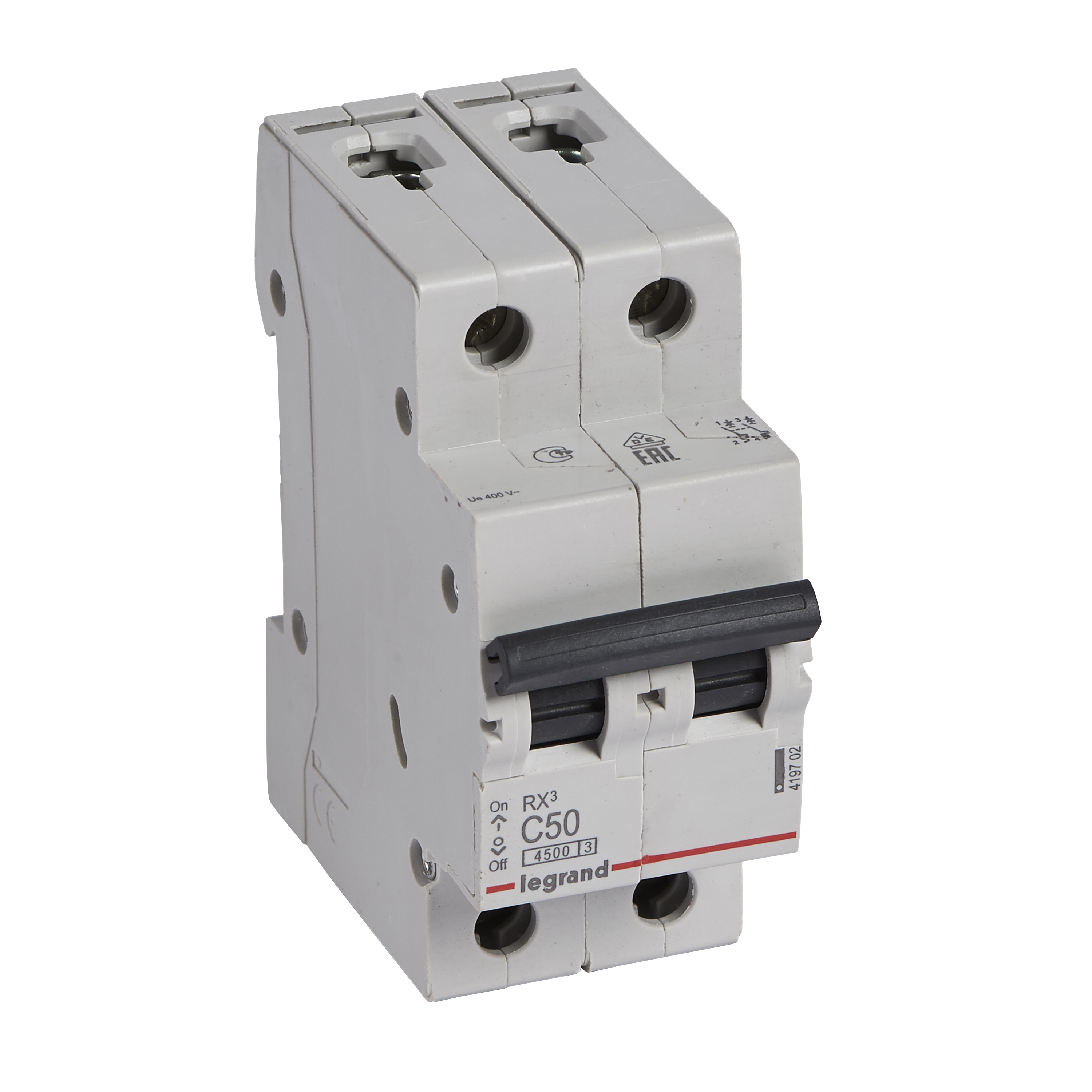 Legrand RX3 Автоматический выключатель 2P 50А (C) 4,5kA. фото