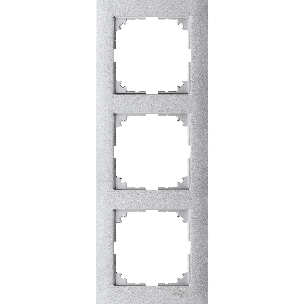 Schneider Electric Merten SM M-Pure Алюминий Рамка 3-ая фото