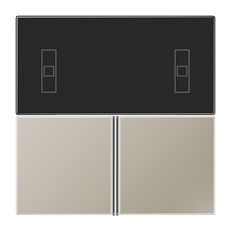 JUNG KNX LS 990 Edelstahl Комплект накладок терморегулятора фото