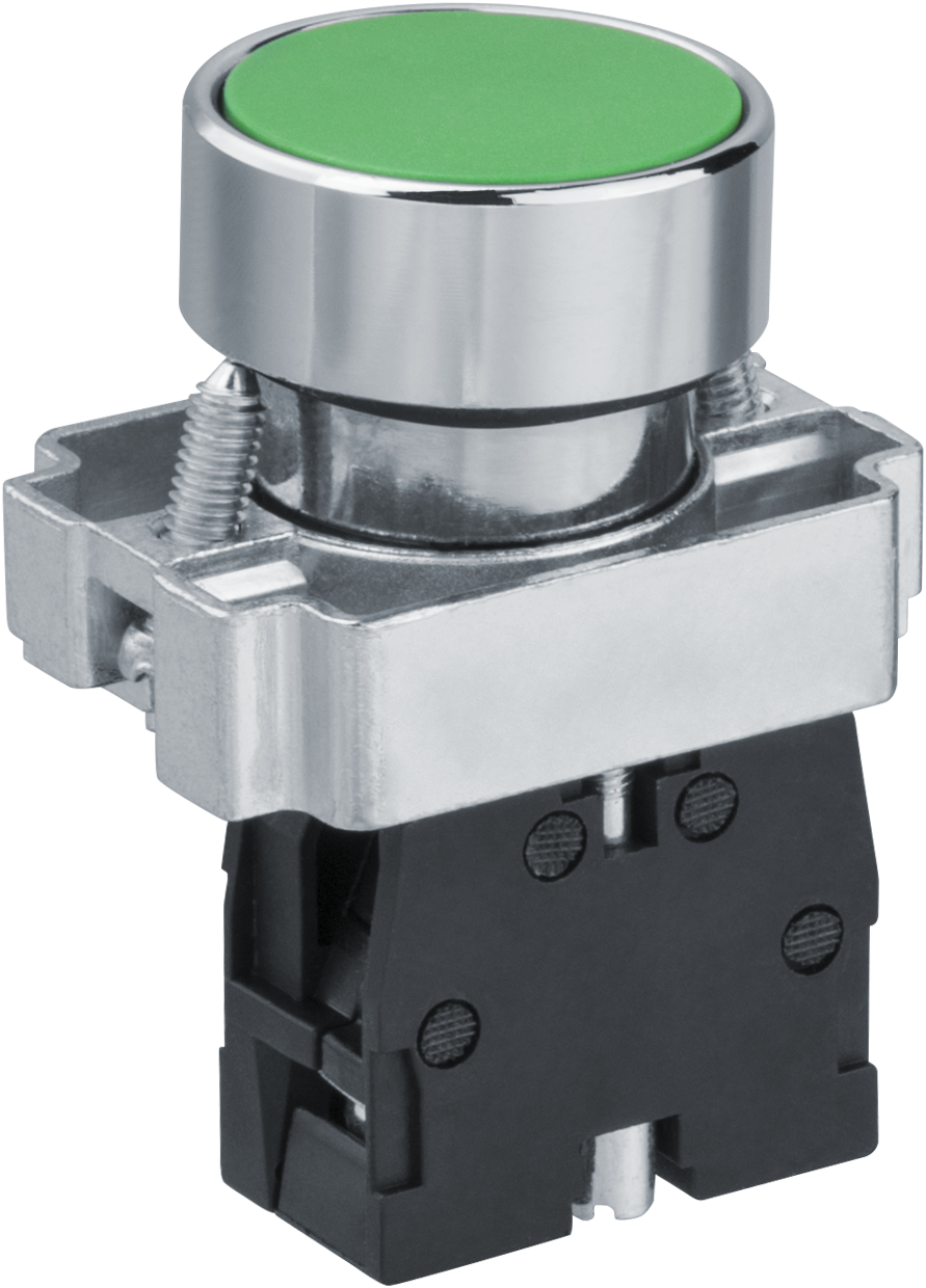 Кнопка Navigator NBI-B-08-G зеленая d22мм NO (240/20/1)