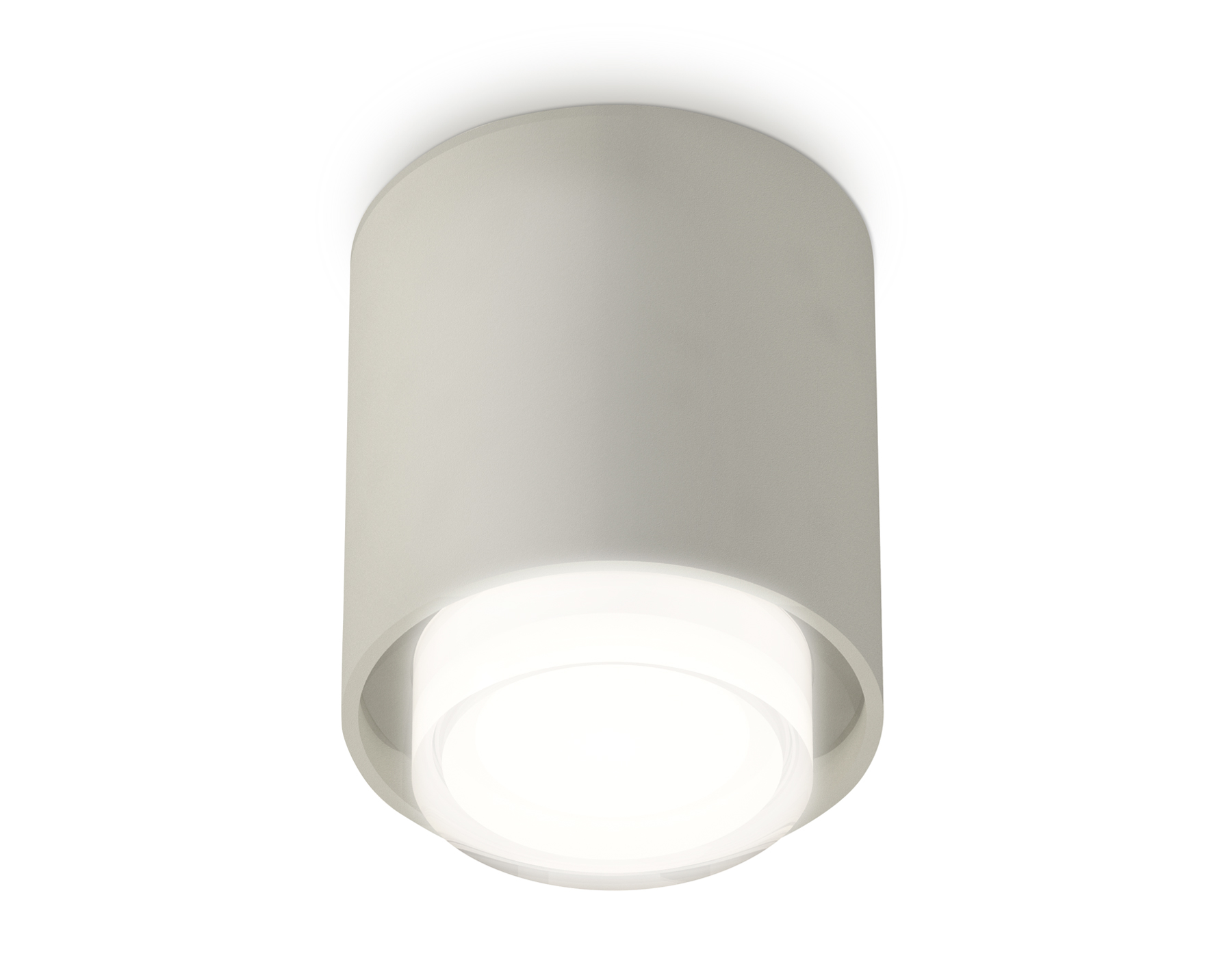 Ambrella Комплект накладного светильника с акрилом XS7724015 SGR/FR серый песок/белый матовый MR16 GU5.3 (C7724, N7165) фото