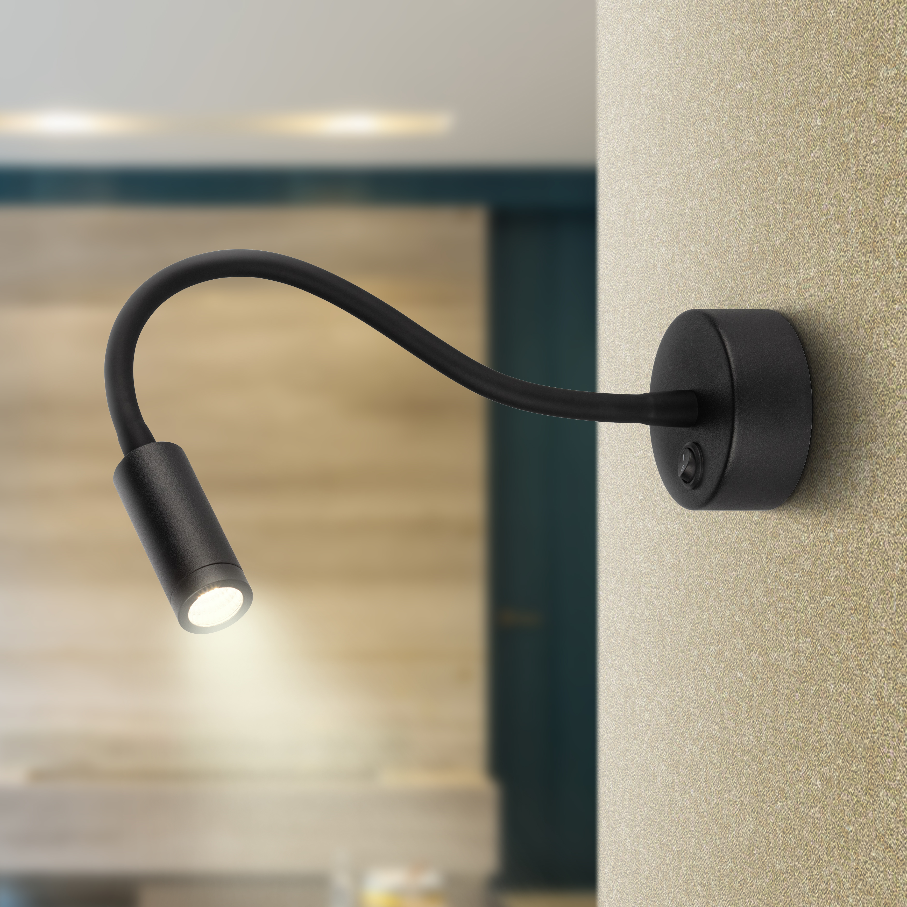 ЭРА Светильник настенный WL 33 BK 3Вт IP20 черный фото
