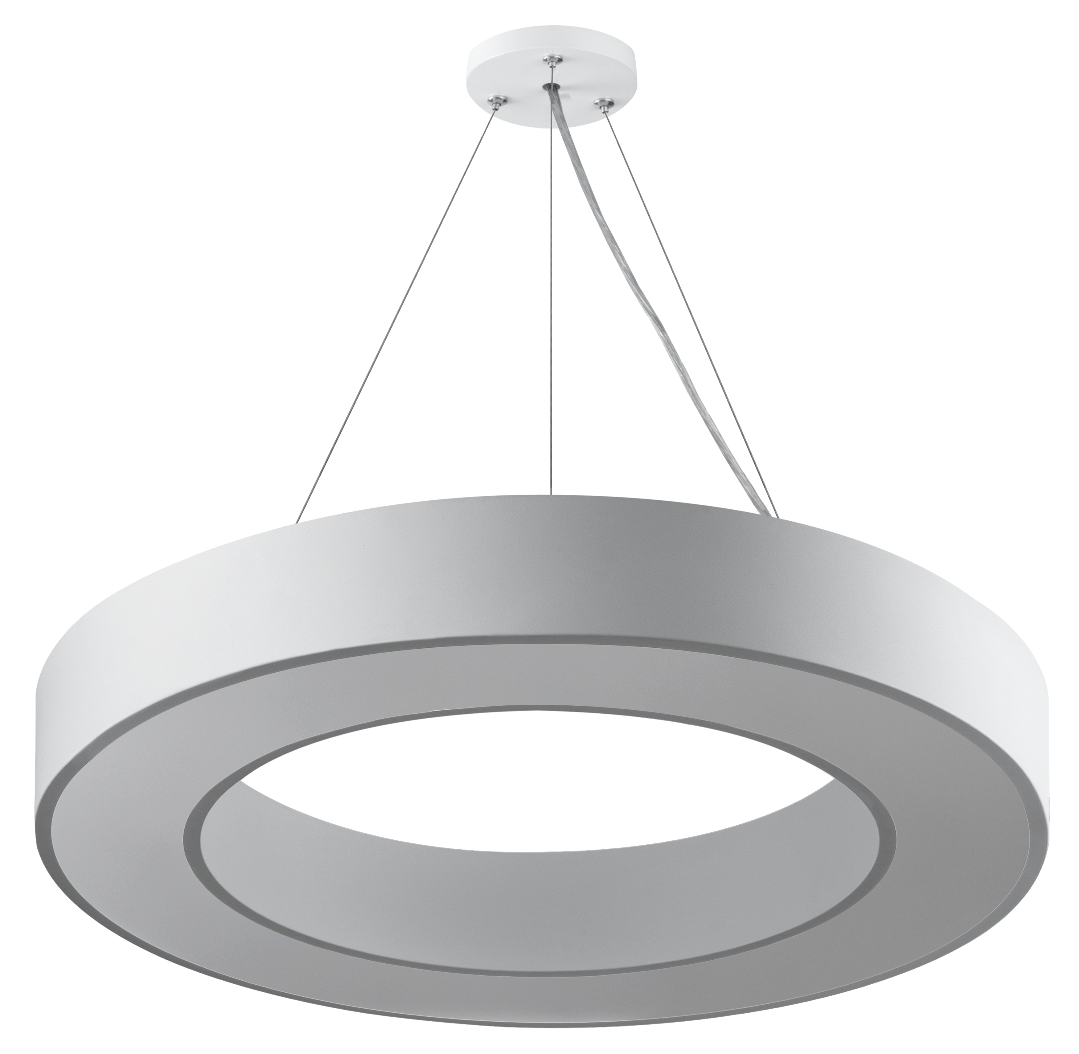 ЭРА Светильник LED Geometria SPO-133-W-40K-045 Ring 45Вт 4000K 3500Лм IP40 600*80 белый подвесной драйвер внутри фото