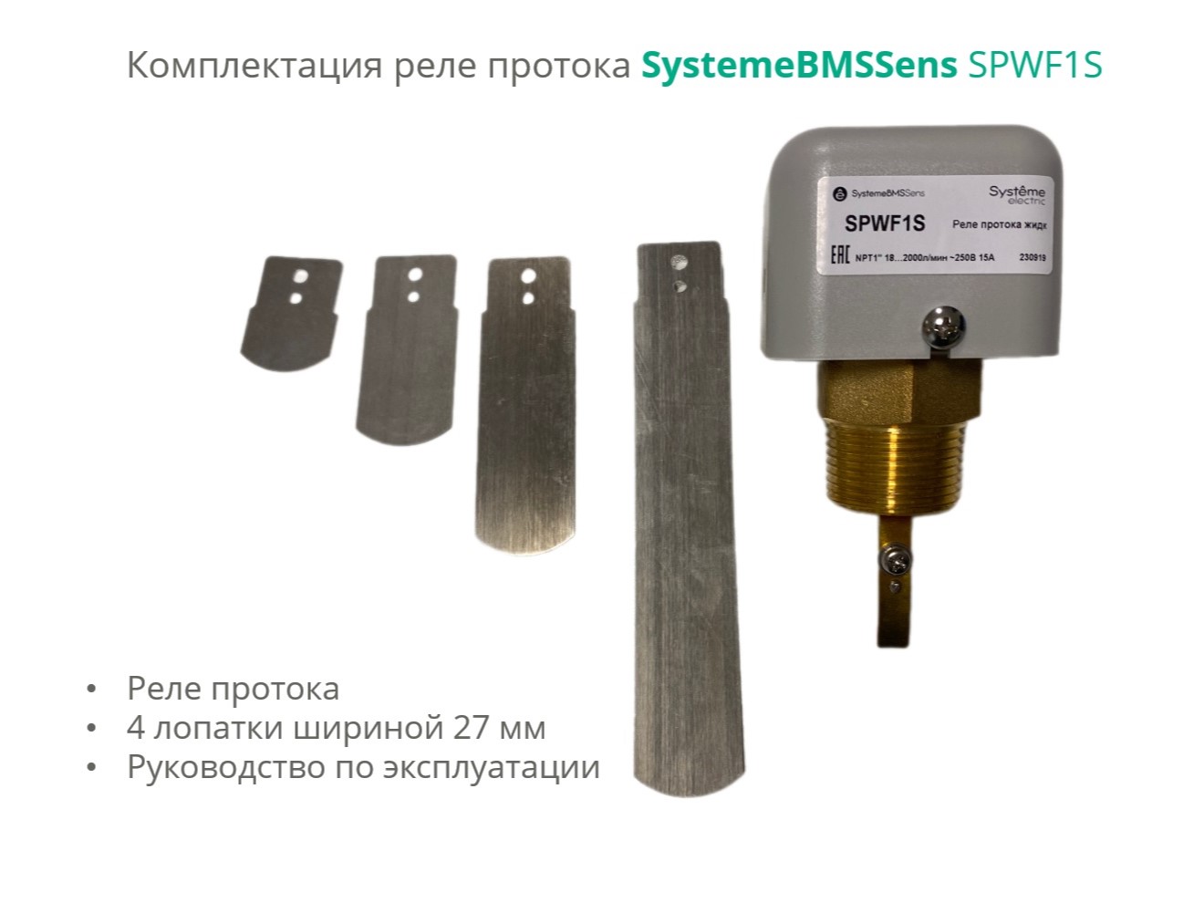 Systeme Electric Реле протока, NPT 1