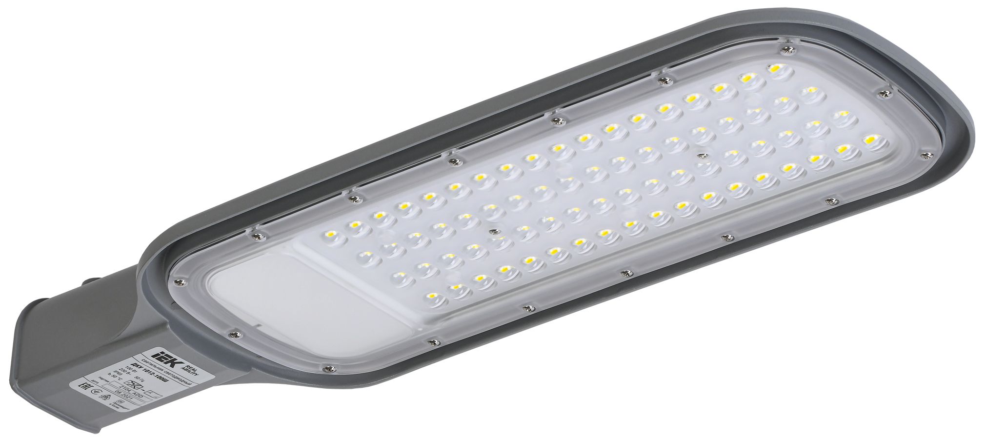 IEK Светильник LED ДКУ 1012-100Ш 5000К IP65 серый фото