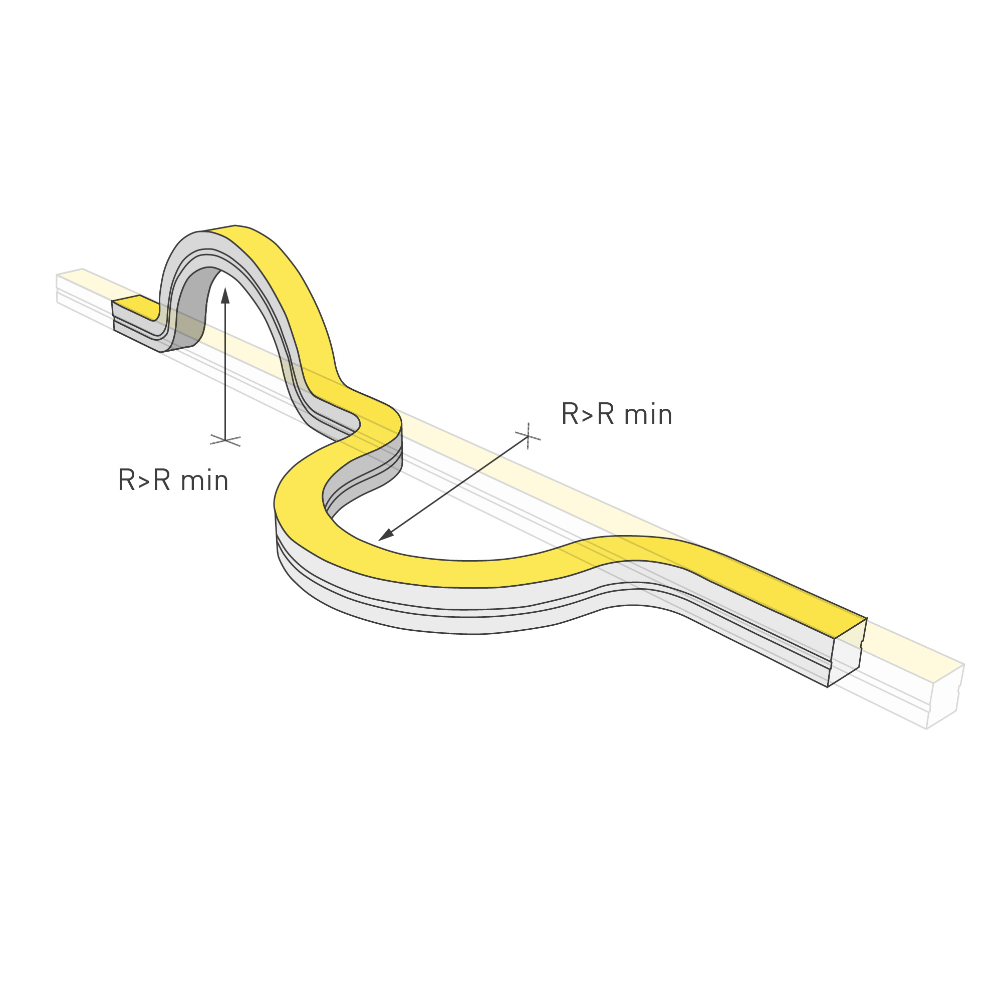 Arlight Светодиодная лента герметичная MOONLIGHT-3D-A168-15x15mm 24V Warm3000 (7.2 W/m, IP67, 2835, 0,5m, Wire x1) (Образец) фото