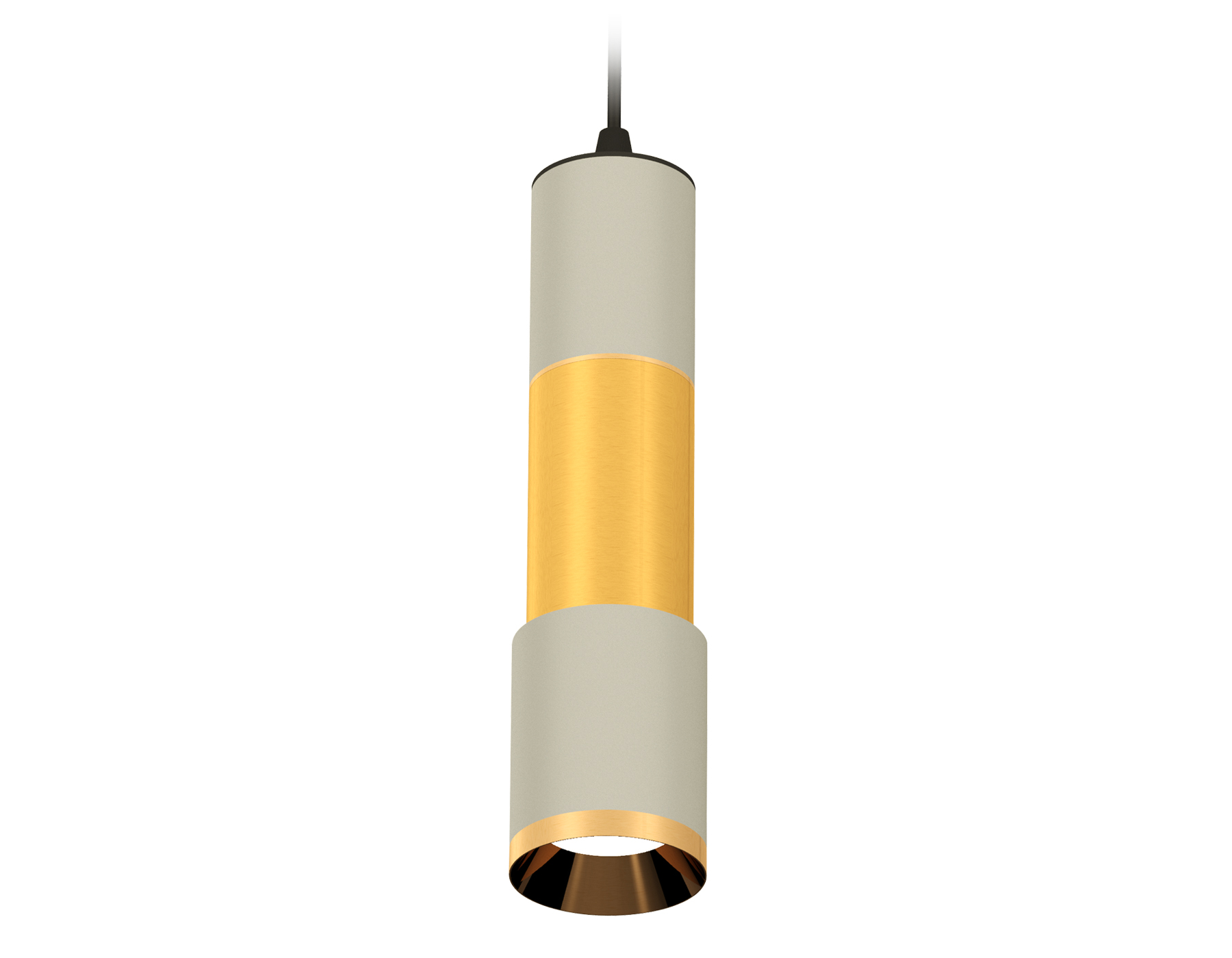 Ambrella Комплект подвесного светильника XP7423040 SGR/PYG серый песок/золото желтое полированное MR16 GU5.3 (A2302, C6314, A2062, C6327, A2030, C7423 фото