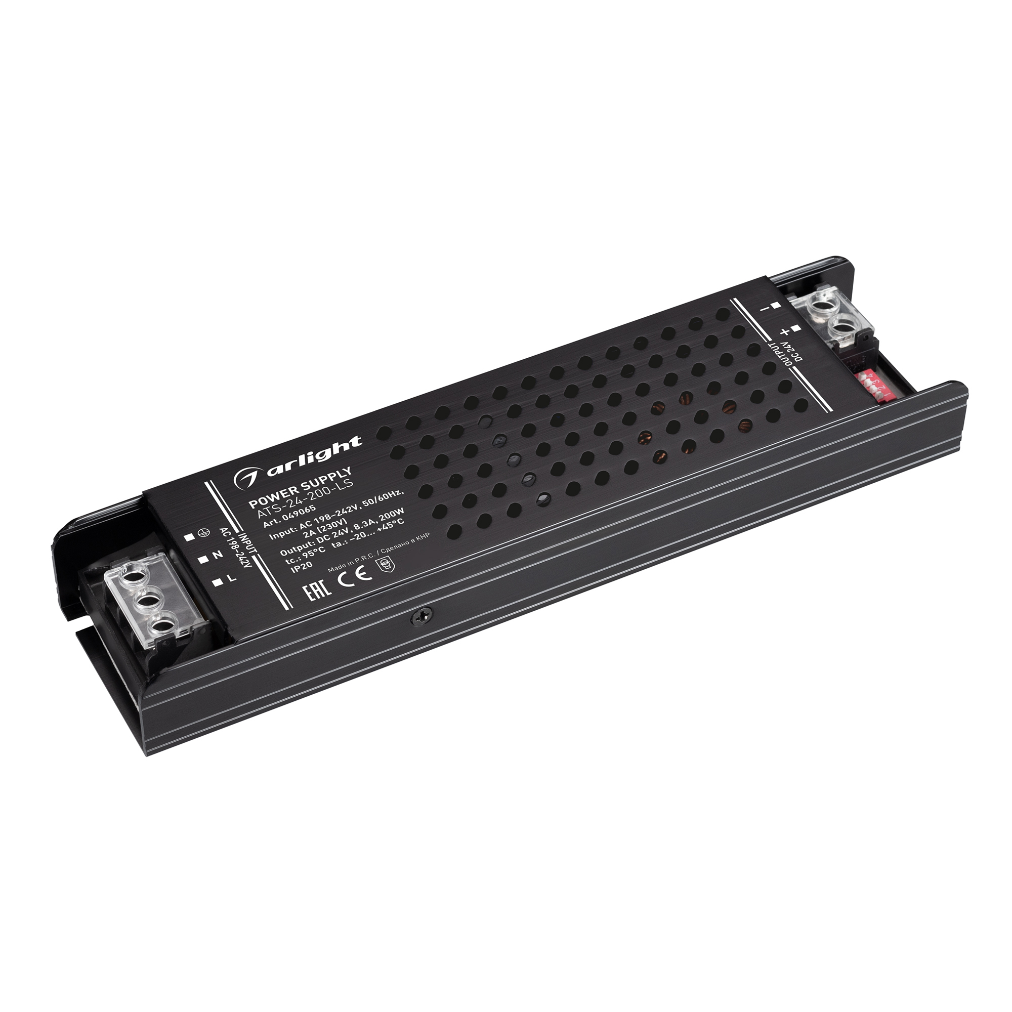 Arlight Блок питания ATS-24-200-LS (24V, 8.3A, 200W) (IP20 Сетка, 5 лет) фото