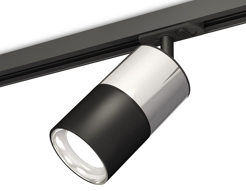 Ambrella Комплект трекового светильника XT7402070 SBK/PSL/PBK черный песок/серебро полированное/черный полированный MR16 GU5.3 (A2537, C7405, A2071, C фото