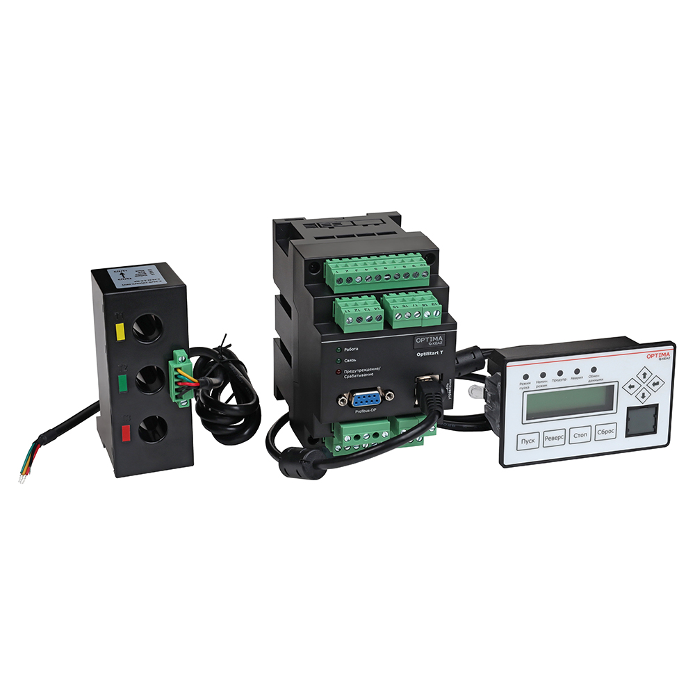 Система управления и защиты двигателя OptiStart T LTMR-100-P-T программируемая фото