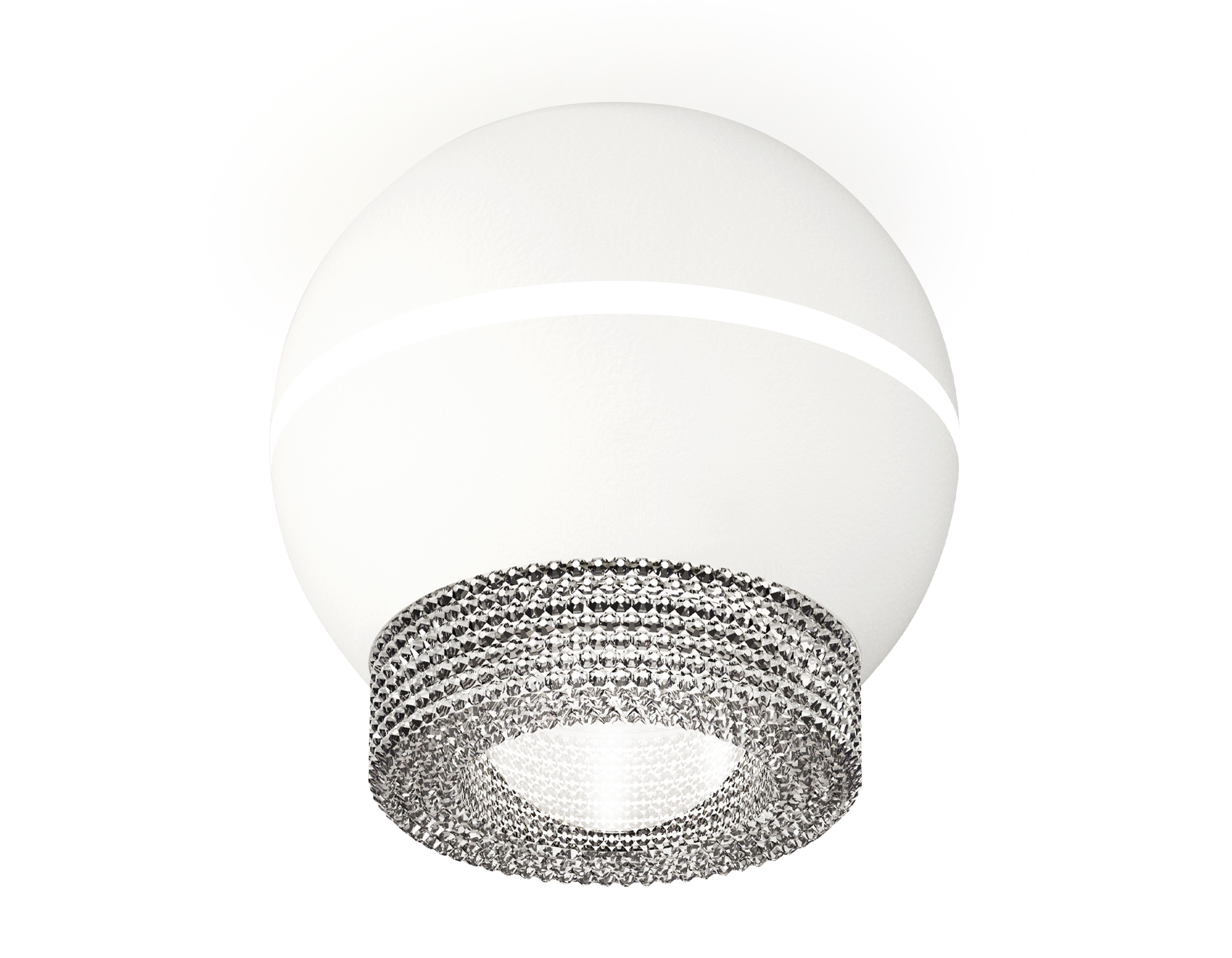 Ambrella Комплект накладного светильника XS1101030 SWH/CL белый песок/прозрачный MR16 GU5.3 LED 3W 4200K (C1101, N7191) фото